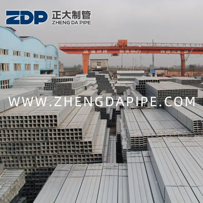 20X20 300X300 GI Rectangular Steel Pipe