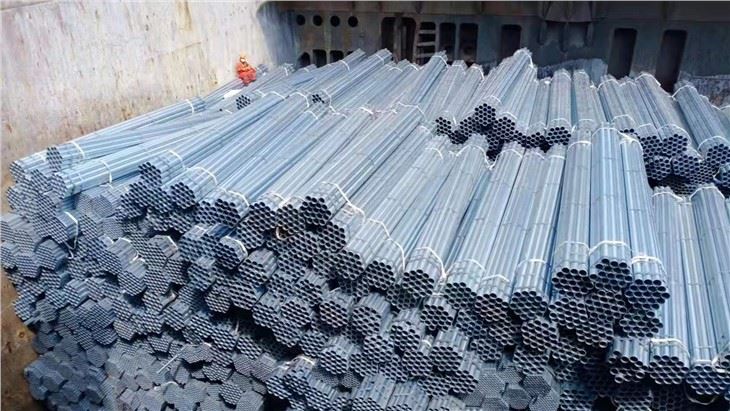 Hot Dipped Galvanized Steel Tube With 50 Micron Zinc Coating